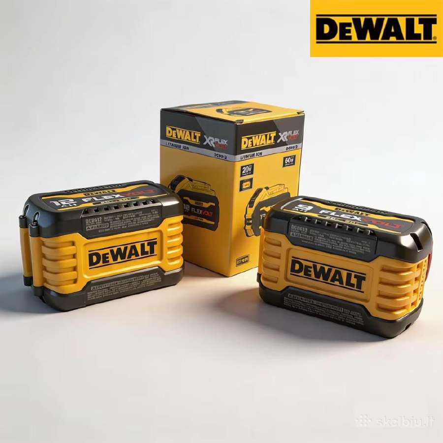 Dewalt 12ah 20/60v akumuliatorius - nuotraukos Nr. 2