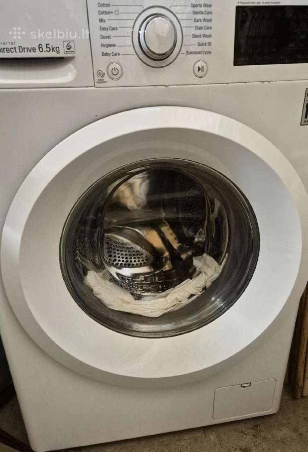 Skalbyklė LG smart direct drive 6.5kg - nuotraukos Nr. 2
