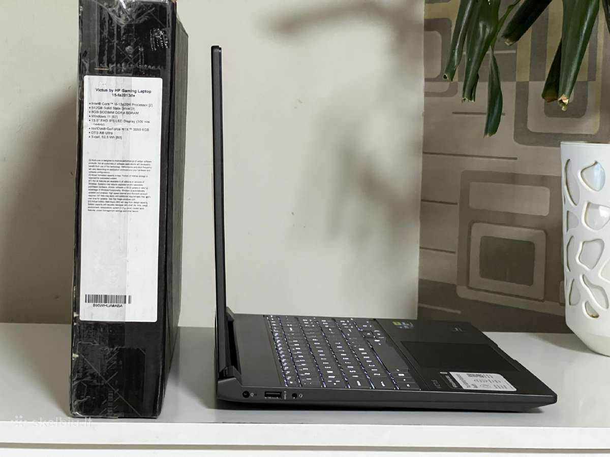 Parduodamas Hp Victus su Rtx 3050 6gb, I5-13k. - nuotraukos Nr. 5