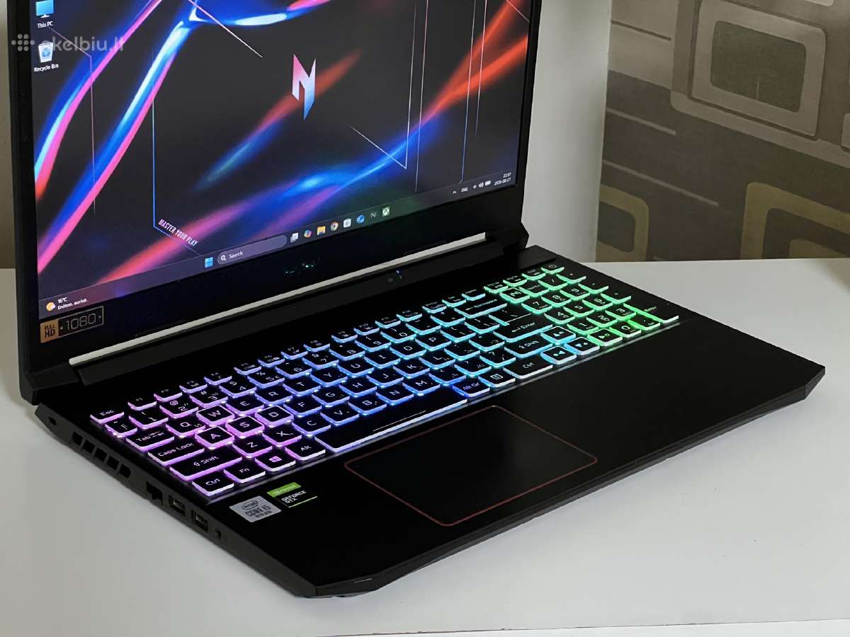 Parduodamas Acer Nitro 5 su Gtx 1650ti, I5-10k. - nuotraukos Nr. 3