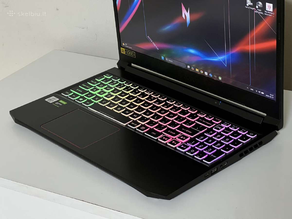 Parduodamas Acer Nitro 5 su Gtx 1650ti, I5-10k. - nuotraukos Nr. 4
