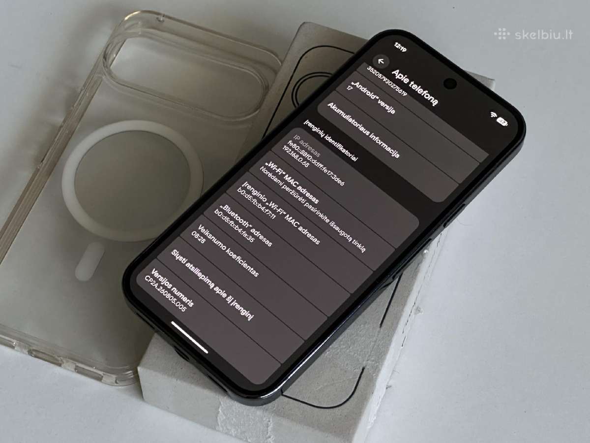 Parduodu Google Pixel 10 Pro 128gb Obsidian Black - nuotraukos Nr. 3