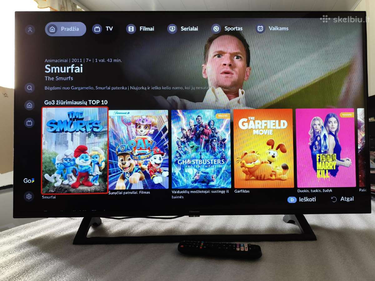 Hisense 43" 109cm Smart 4k Uhd - nuotraukos Nr. 5
