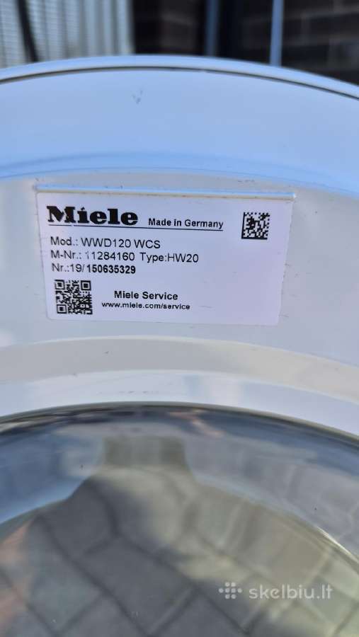 Skalbykle Miele W1 - nuotraukos Nr. 8