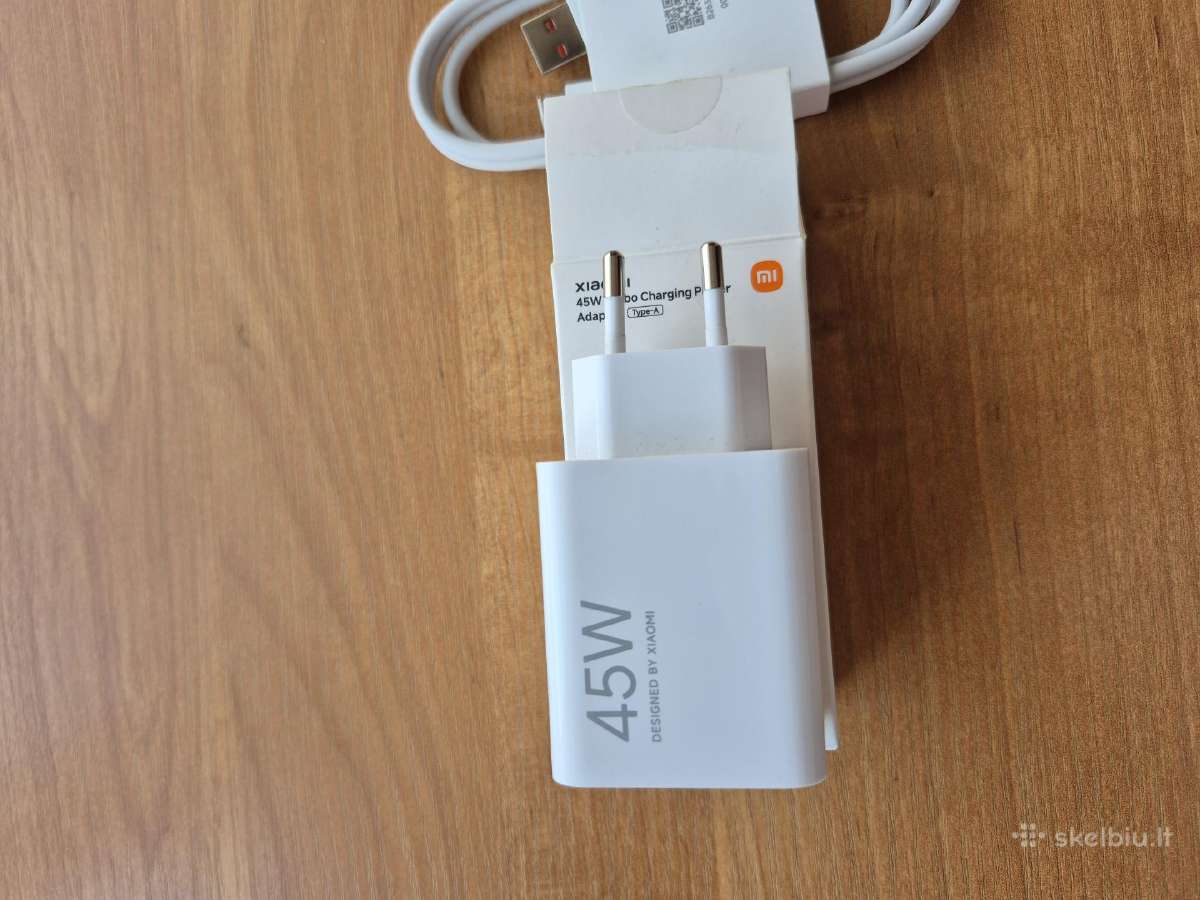 Xiaomi 45w įkroviklis, laidas 6a - nuotraukos Nr. 2