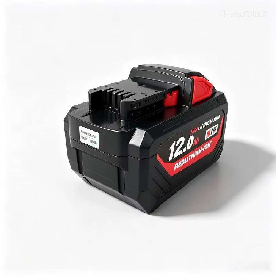 Milwaukee M18 HD 12ah Nauja Baterija - nuotraukos Nr. 2