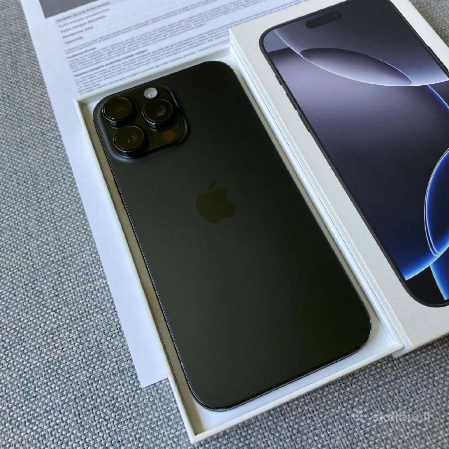 Apple iPhone 16 Pro Max 256gb Black Titanium - nuotraukos Nr. 8