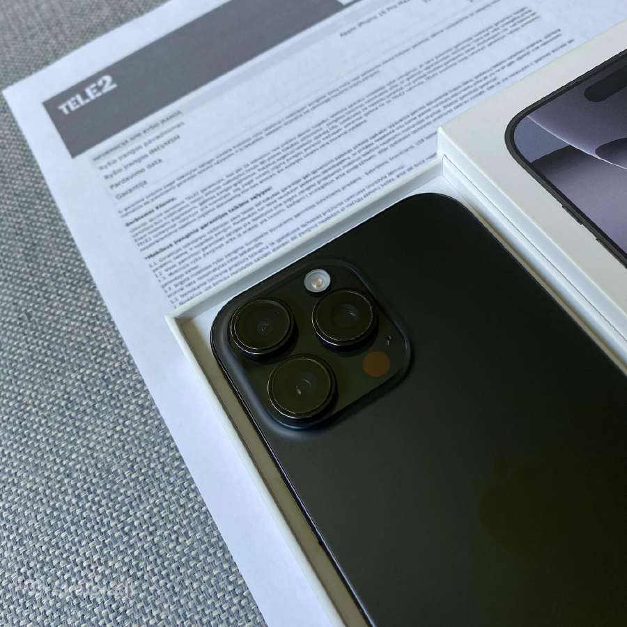 Apple iPhone 16 Pro Max 256gb Black Titanium - nuotraukos Nr. 9