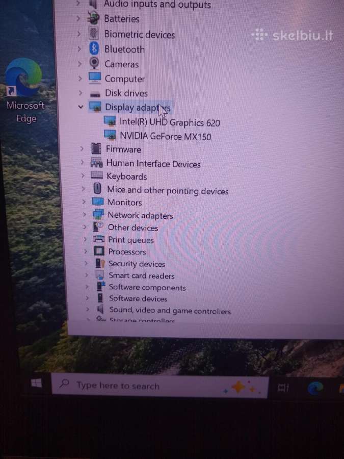 T480 14"/i7-8650u/16/32/nvidia mx - nuotraukos Nr. 7