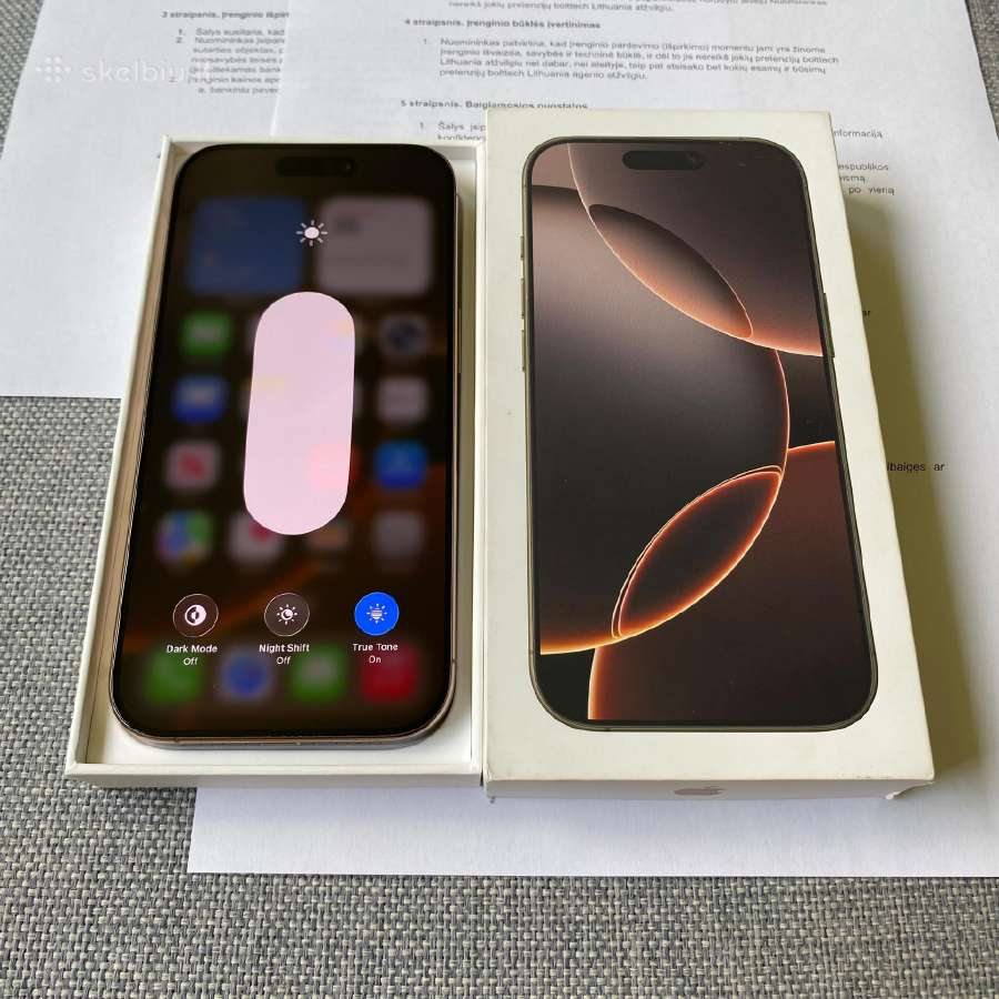 Apple iPhone 16 Pro 128gb Desert Titanium - nuotraukos Nr. 5