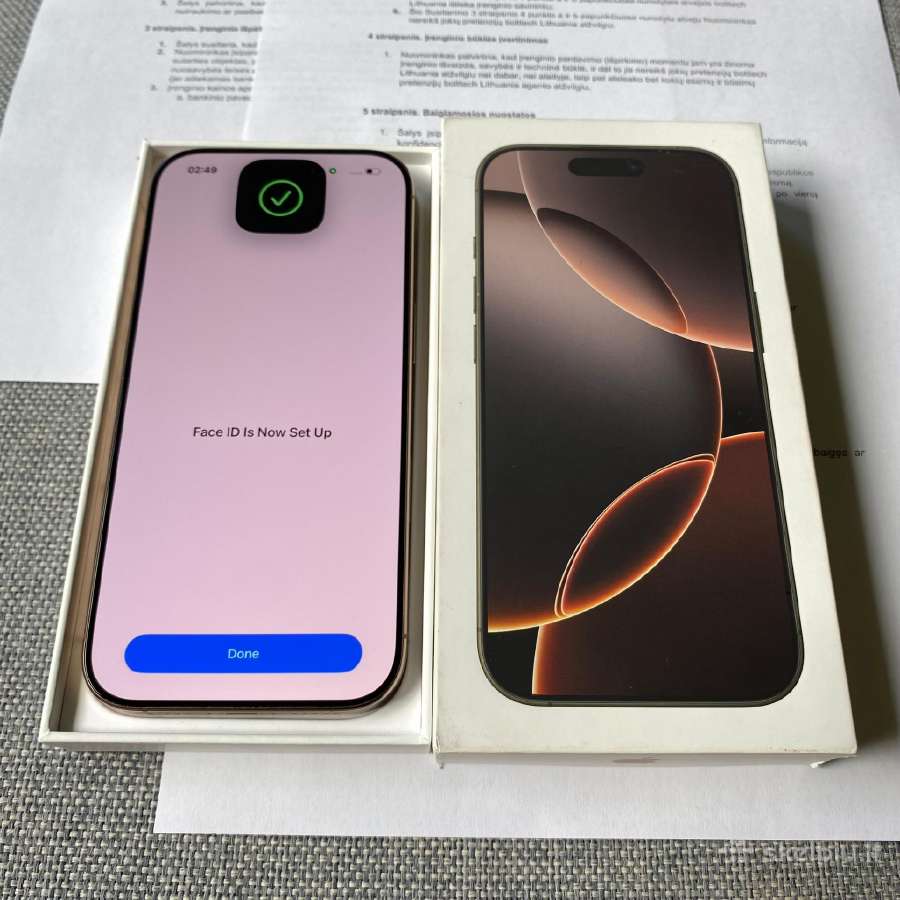 Apple iPhone 16 Pro 128gb Desert Titanium - nuotraukos Nr. 3