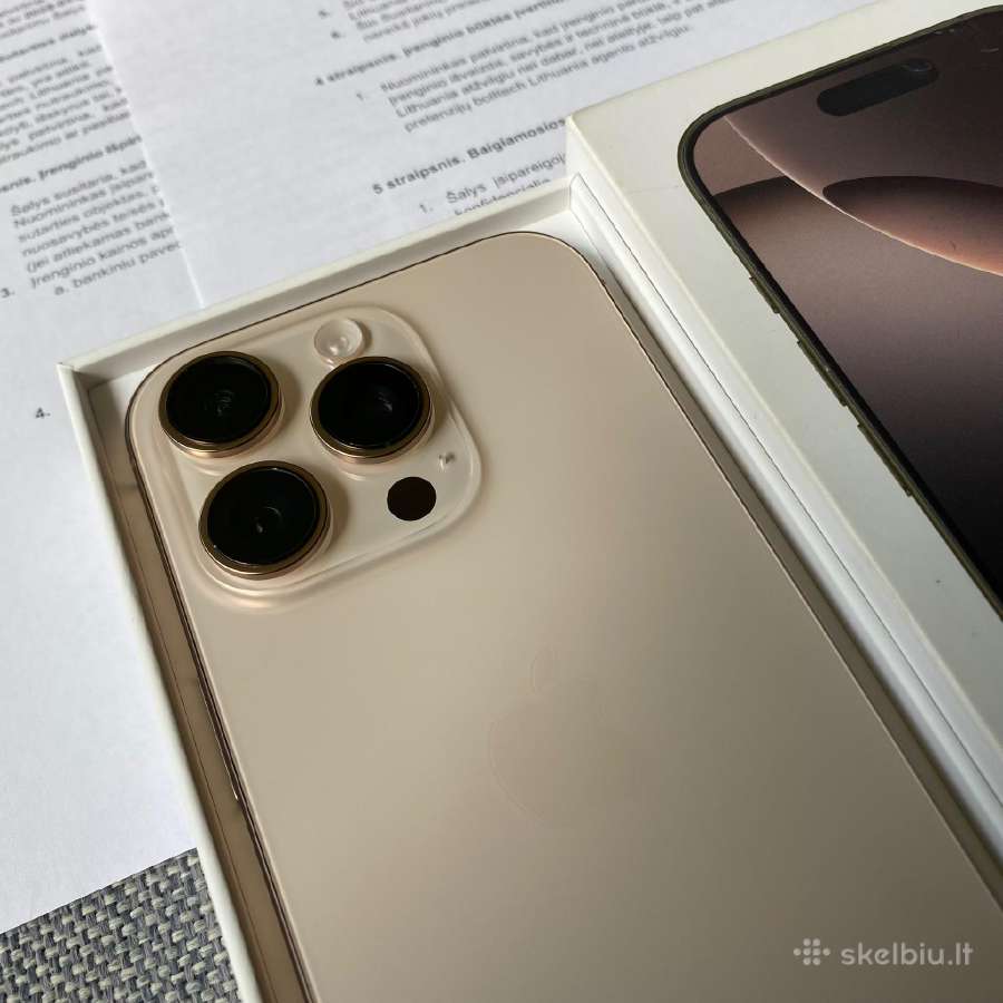 Apple iPhone 16 Pro 128gb Desert Titanium - nuotraukos Nr. 9