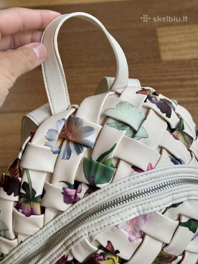 Desigual gėlėta kuprinė - nuotraukos Nr. 6