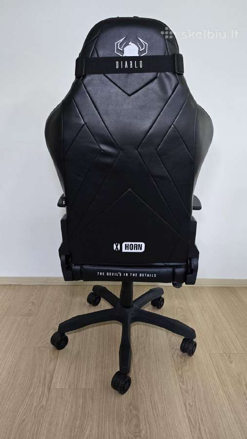 Mažai naudota žaidimų kėdė Diablo X-horn 2.0 Black - nuotraukos Nr. 3