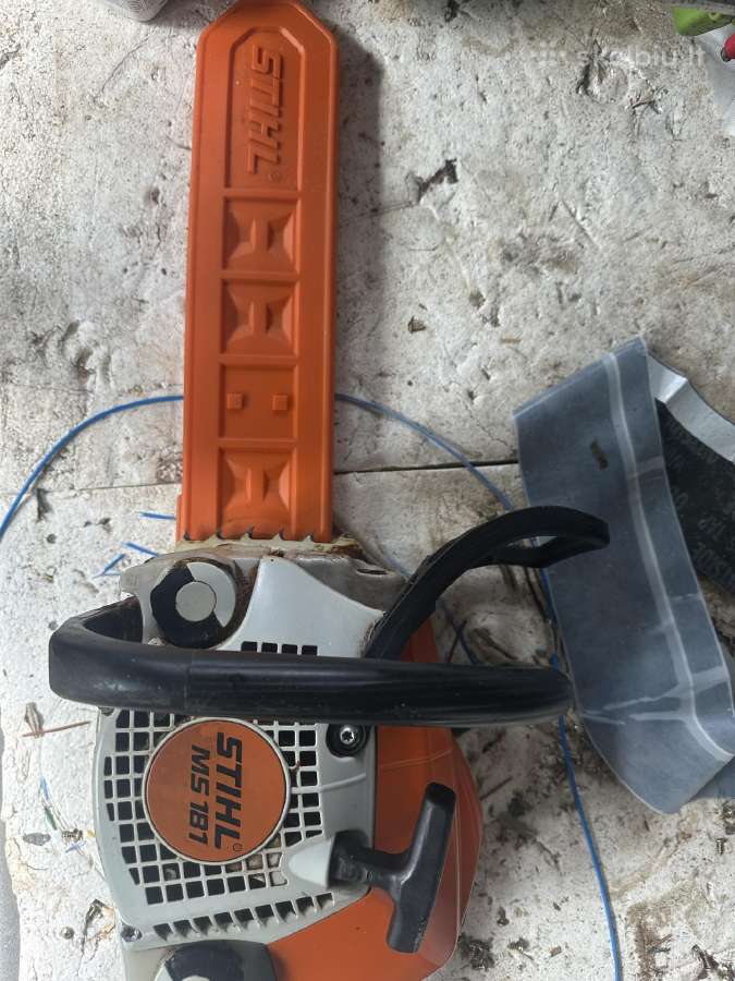 Stihl ms181 benzopjuklas - nuotraukos Nr. 4