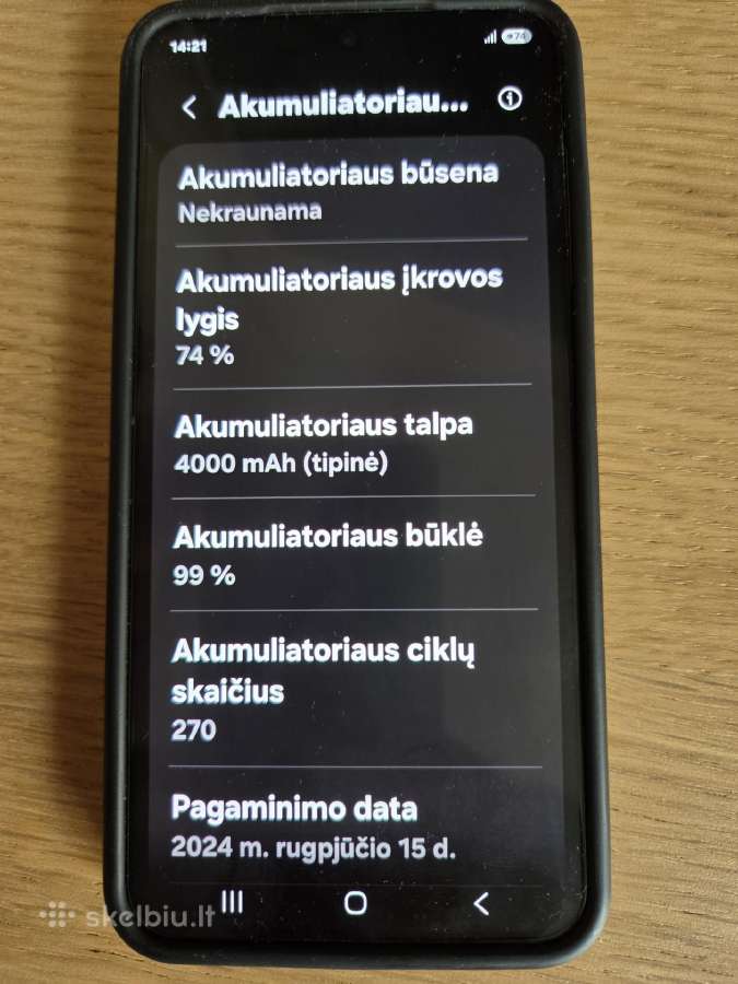 Samsung S24 256gb Zalgiris Edition - nuotraukos Nr. 7