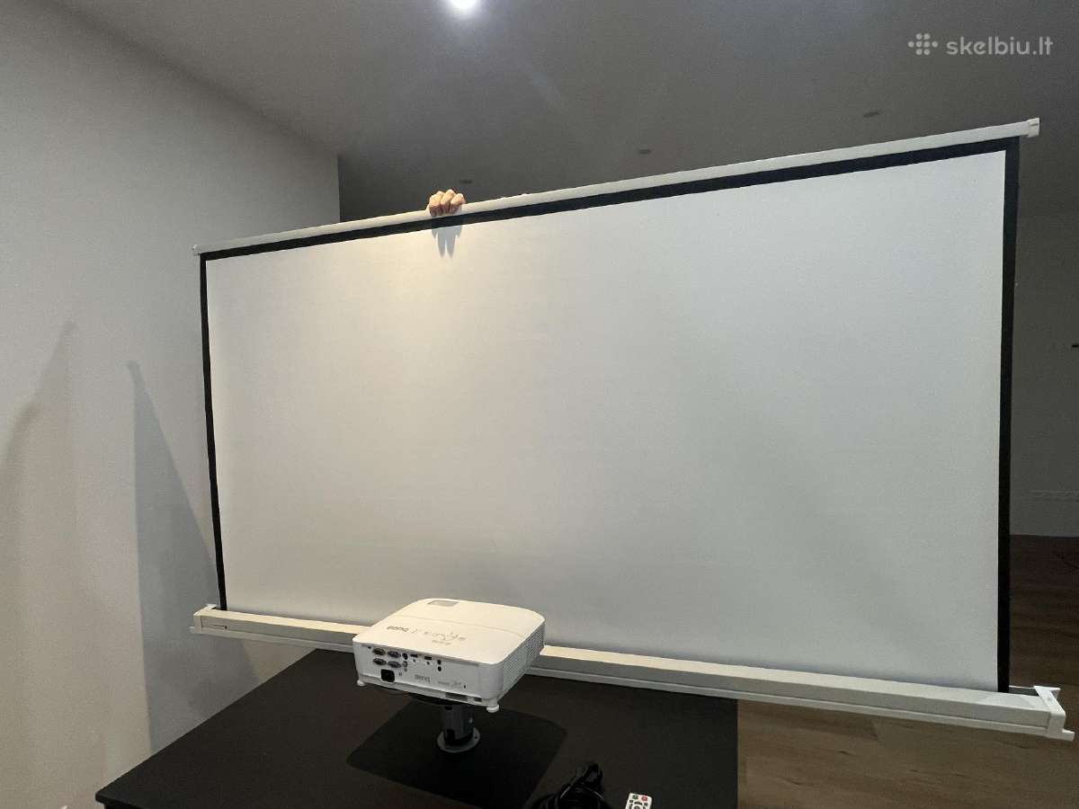 Benq Mx535 projektorius su išskleidžiamu ekranu - nuotraukos Nr. 5