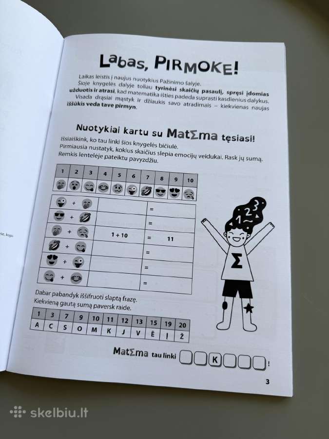 Matema 1 klasei – 2 dalis Ugda Pirmokų atradim - nuotraukos Nr. 3