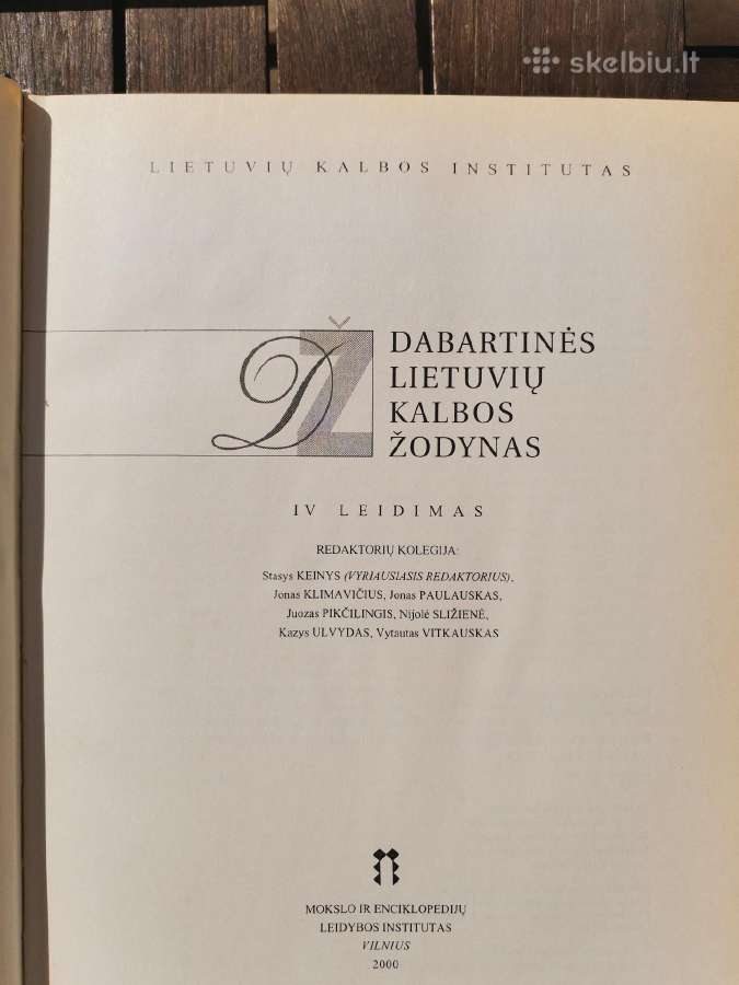 Knygos: Antikos ir dabartinės liet.k. žodynas - nuotraukos Nr. 2