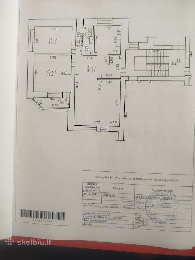 Parduodamas butas Šiaulių miesto centre - nuotraukos Nr. 20