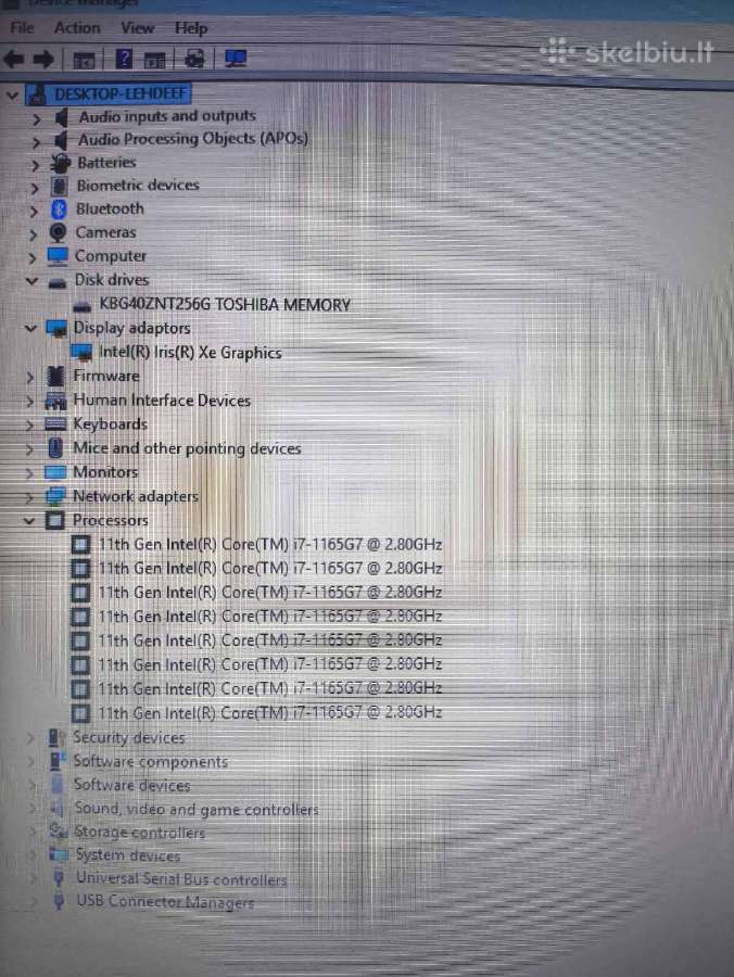 E14 Gen 2 14.0 Fhd Tn i7-1165g7 16gb 256gb 9% - nuotraukos Nr. 5