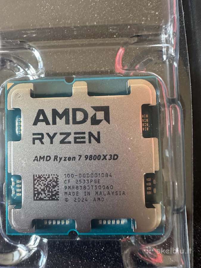 Procesorius Ryzen 7 9800x3d - nuotraukos Nr. 2