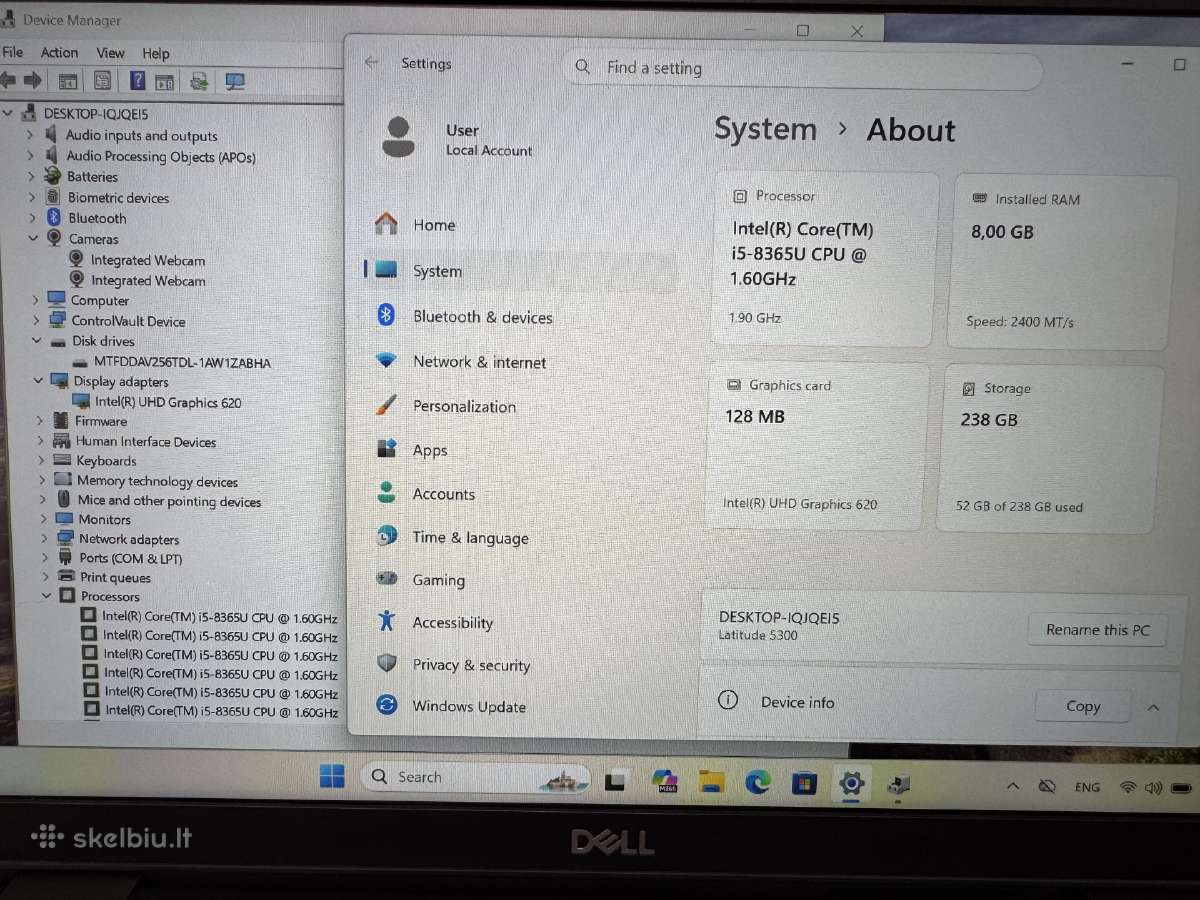 Dell Latitude 5300 lieciamas - nuotraukos Nr. 4