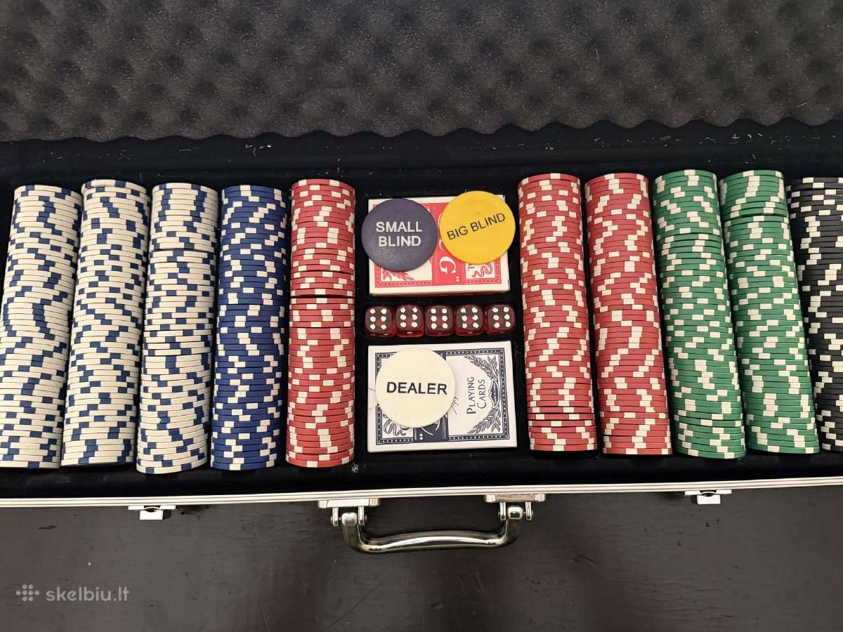 Naujas nenaudotas pokerio rinkinys - nuotraukos Nr. 2