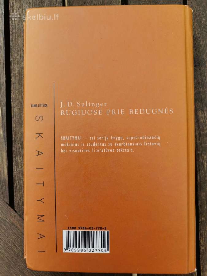 Knyga: "Rugiuose prie bedugnės" J. D. Salinger - nuotraukos Nr. 2