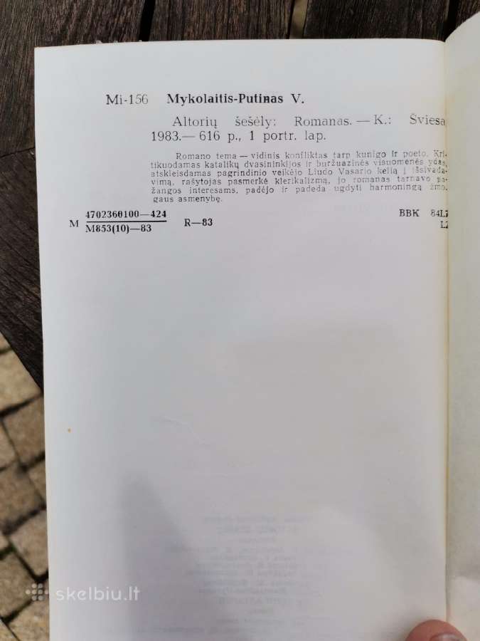 Knyga: "Altorių šešėly" V. M.- Putinas - nuotraukos Nr. 4