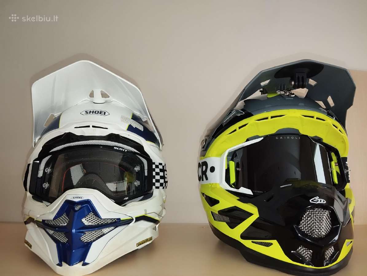 Shoei Vfx-WR, 6d Atr2 šalmai, Scott Armega akiniai - nuotraukos Nr. 5