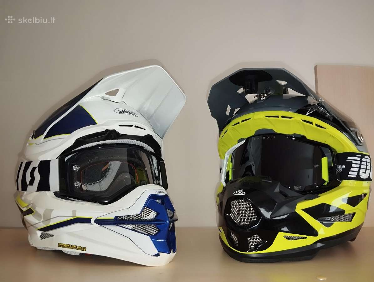 Shoei Vfx-WR, 6d Atr2 šalmai, Scott Armega akiniai - nuotraukos Nr. 3