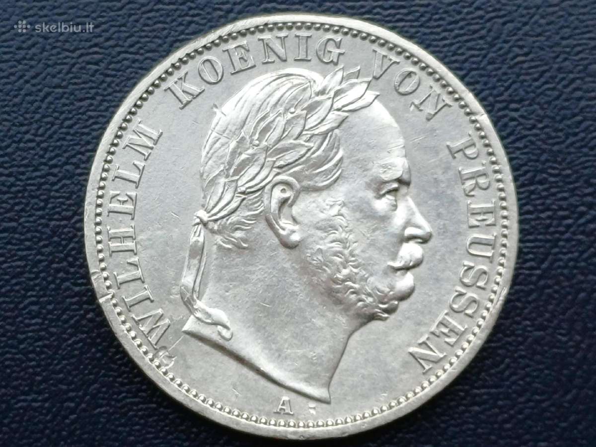 1 taleris 1866m. Sidabras - nuotraukos Nr. 2