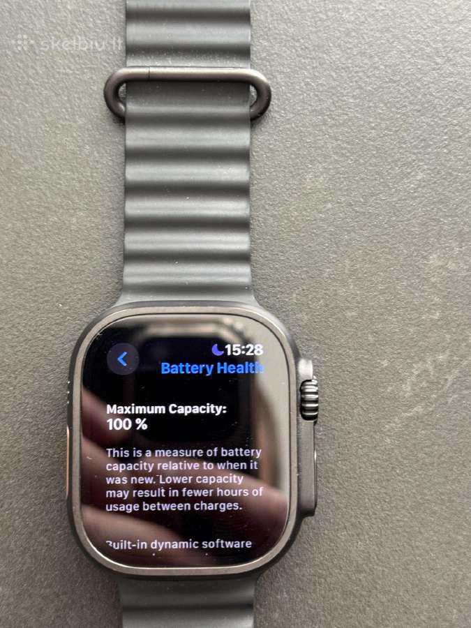 Apple Watch Ultra 2 49 mm Black Titanium - nuotraukos Nr. 5