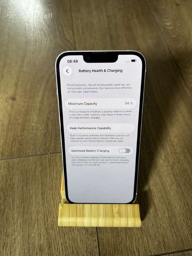 iPhone 13 128gb baterija 94 - nuotraukos Nr. 2