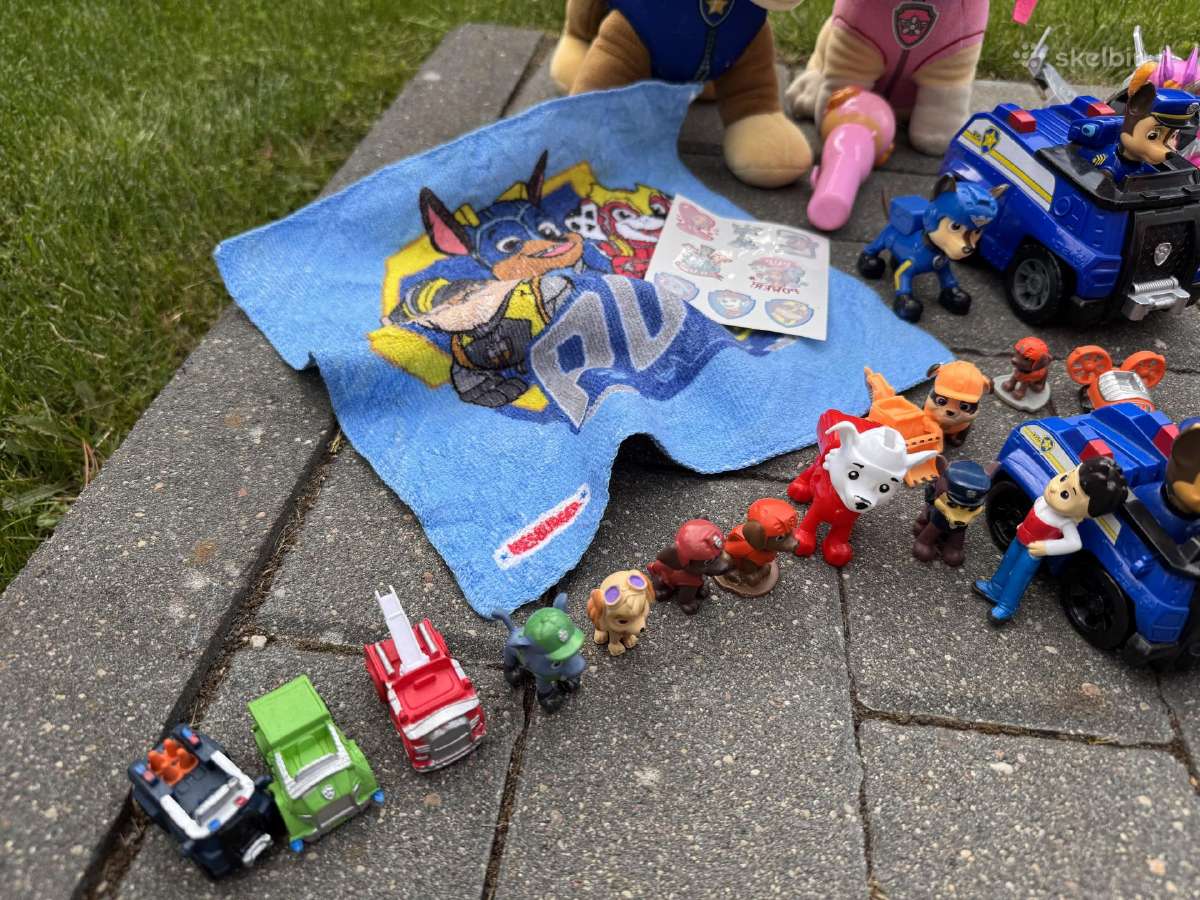 Šunyčiai patruliai - Paw Patrol žaislų rinkinys - nuotraukos Nr. 5
