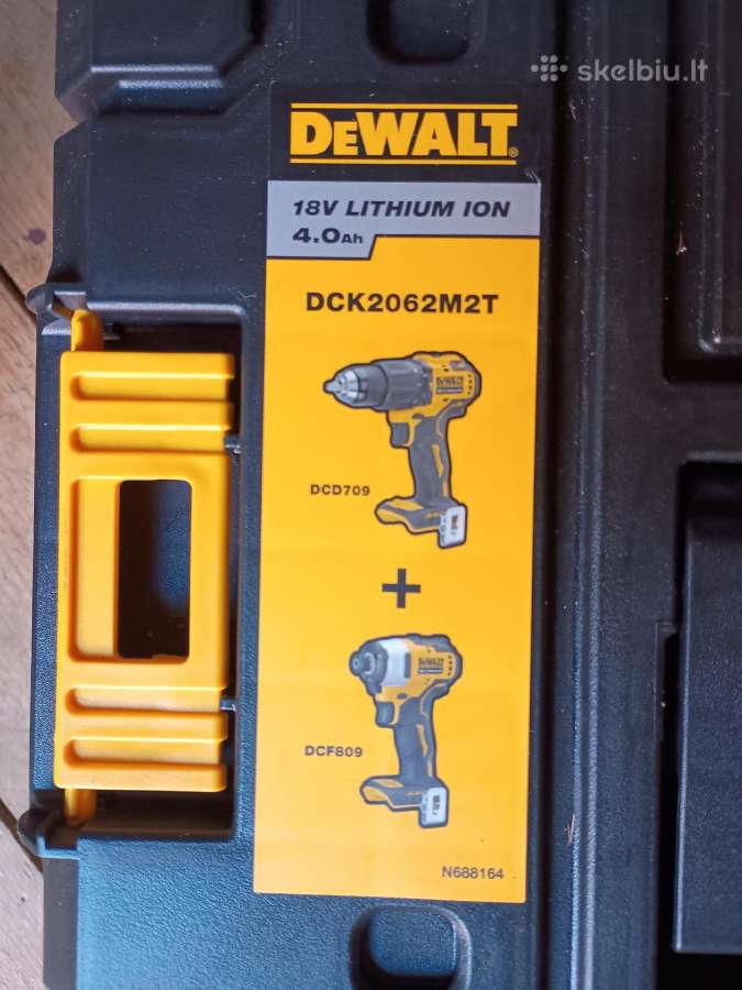 Akumuliatorinių įrankių komplektas Dewalt - nuotraukos Nr. 3