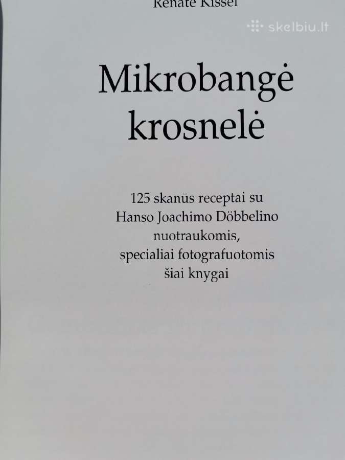 Knyga: "Mikrobangų krosnelė" Renate Kissel - nuotraukos Nr. 2