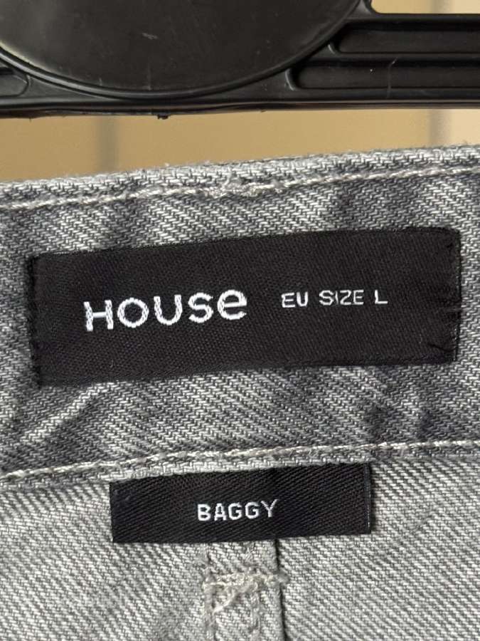 House baggy vyriški džinsai L dydis - nuotraukos Nr. 15
