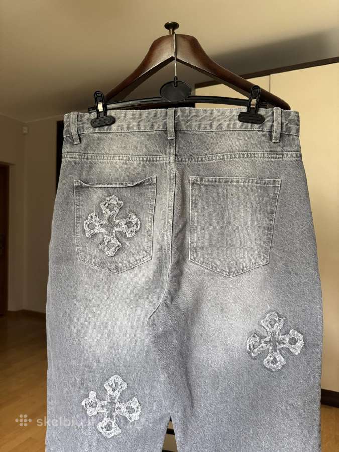 House baggy vyriški džinsai L dydis - nuotraukos Nr. 18