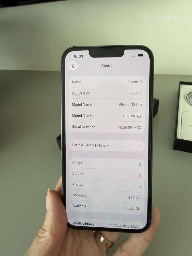 iPhone 13 Pro 256gb - nuotraukos Nr. 7