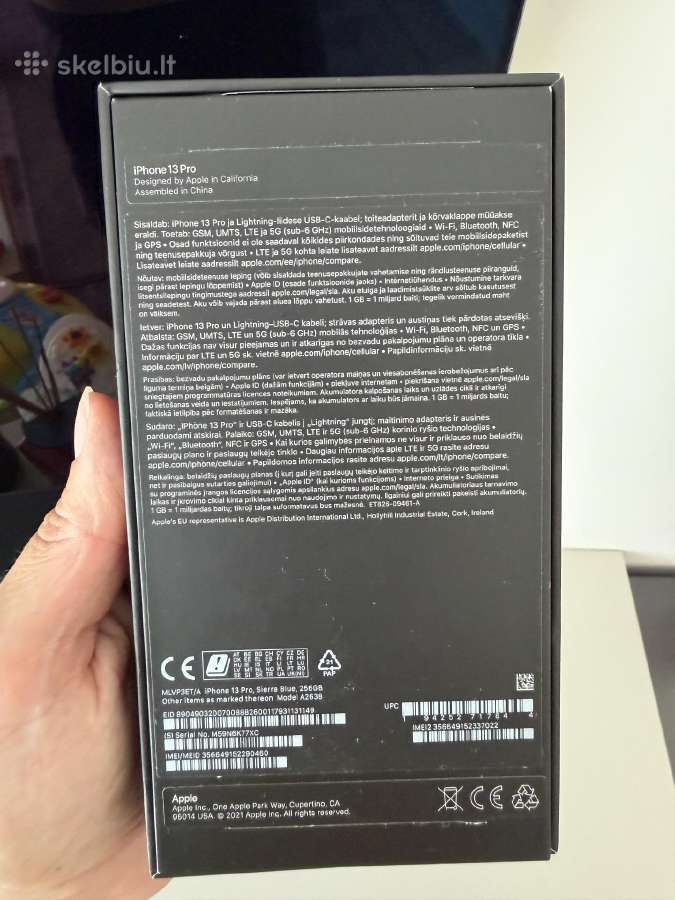iPhone 13 Pro 256gb - nuotraukos Nr. 10