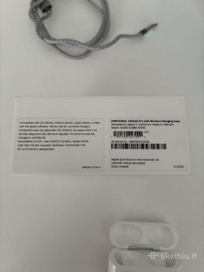 Apple Airpods Pro 1st gen A2084 / A2190 - nuotraukos Nr. 7