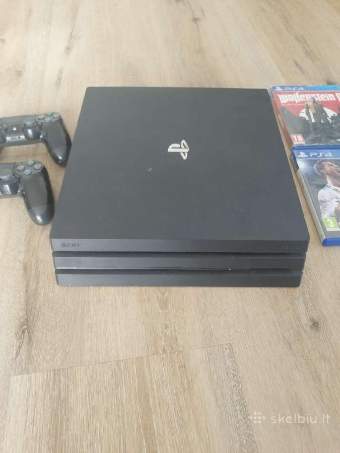 Playstation 4 Pro (1tb) Su žaidimais ir 2 pultais - nuotraukos Nr. 2