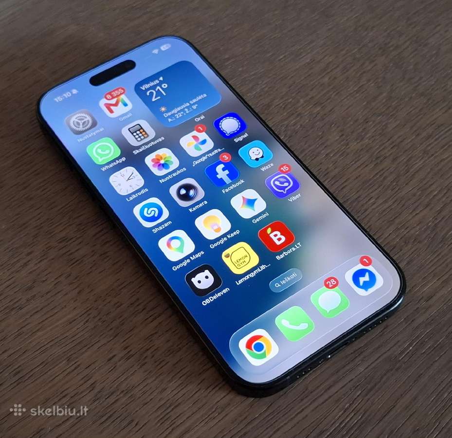 iPhone 16 Pro (128 GB) – Puikios būklės - nuotraukos Nr. 2