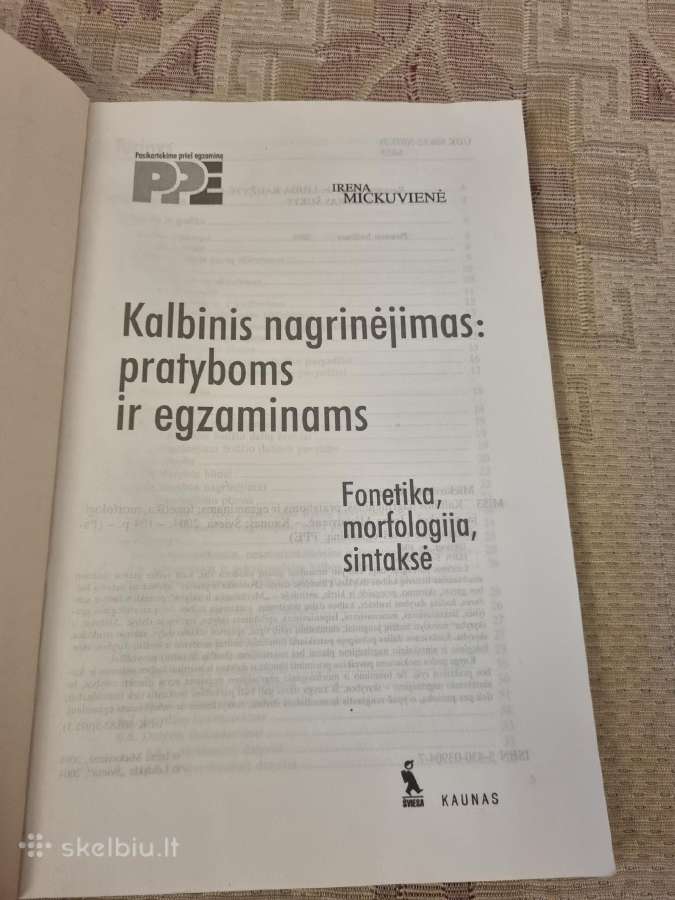 Kalbinis nagrinėjimas : pratyboms ir egzaminams - nuotraukos Nr. 2