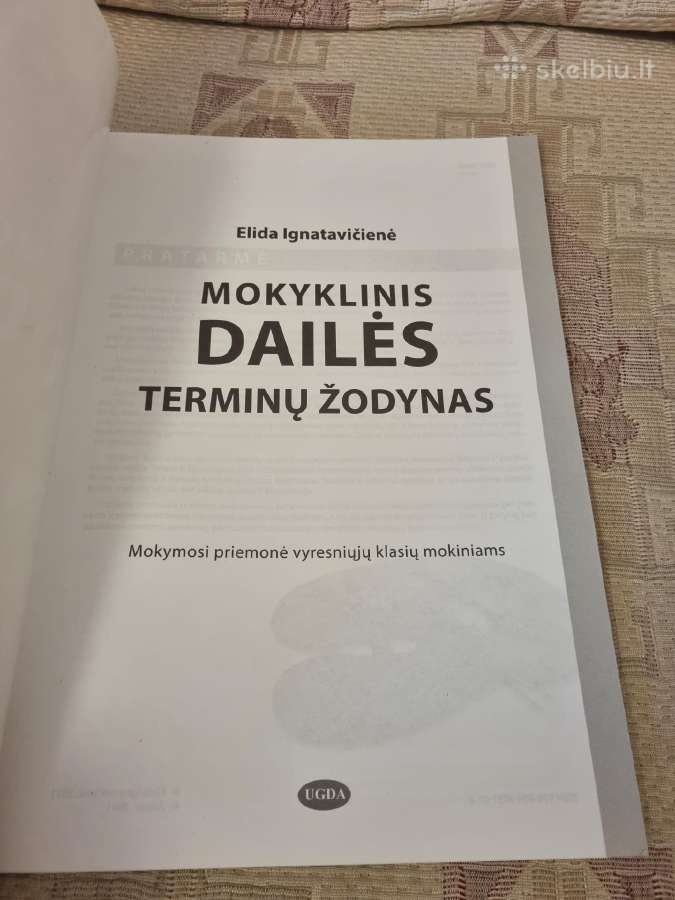 Mokyklinis Dailės terminų žodynas - nuotraukos Nr. 2