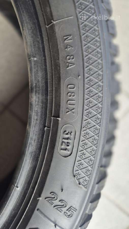 Keturios žieminės 225/45 R17 Kleber Kristalp - nuotraukos Nr. 8