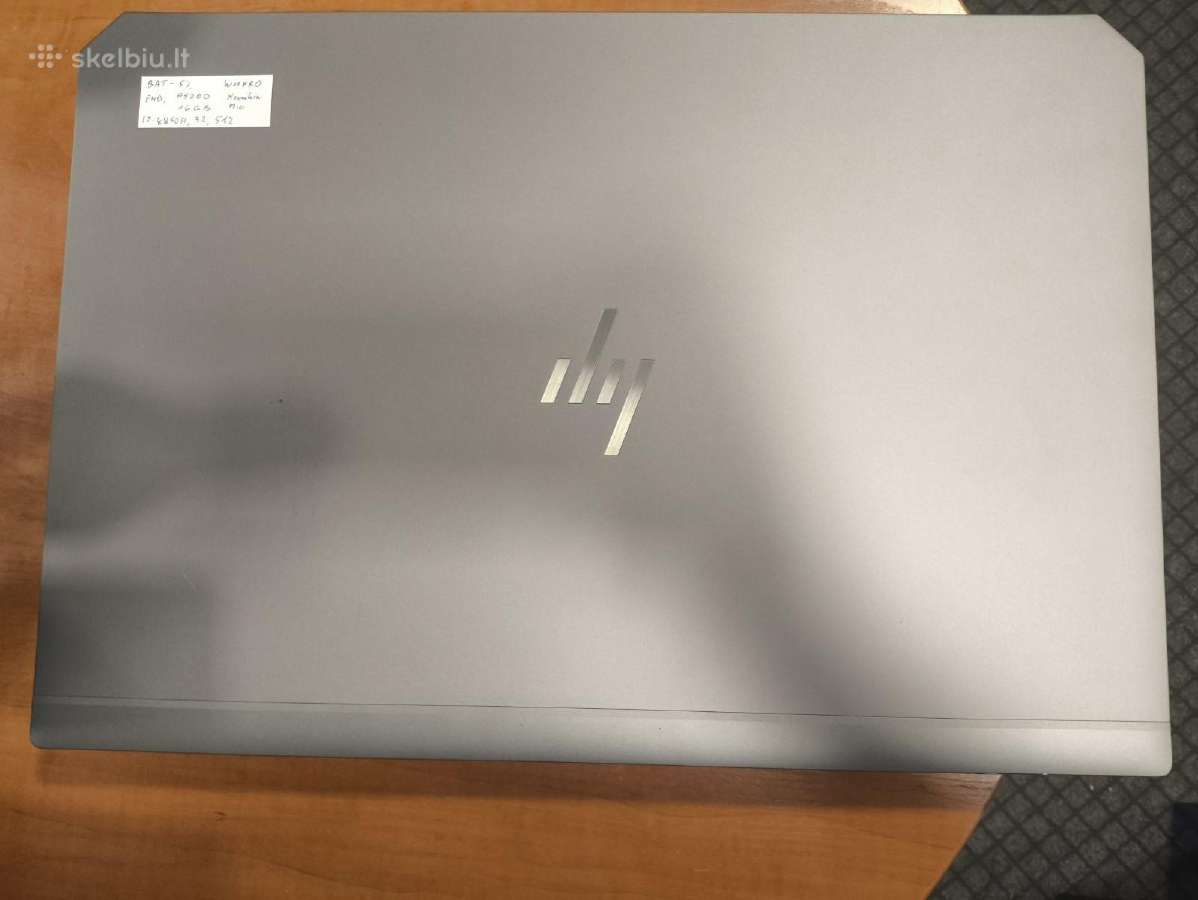 Zbook 17.3 i7-8850h 32gb 512gb P5200 16gb 5% - nuotraukos Nr. 3