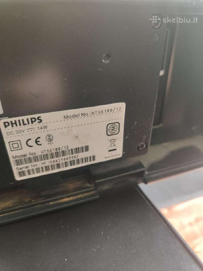 Philips 37" LCD + soundbar hts 6100 - nuotraukos Nr. 6